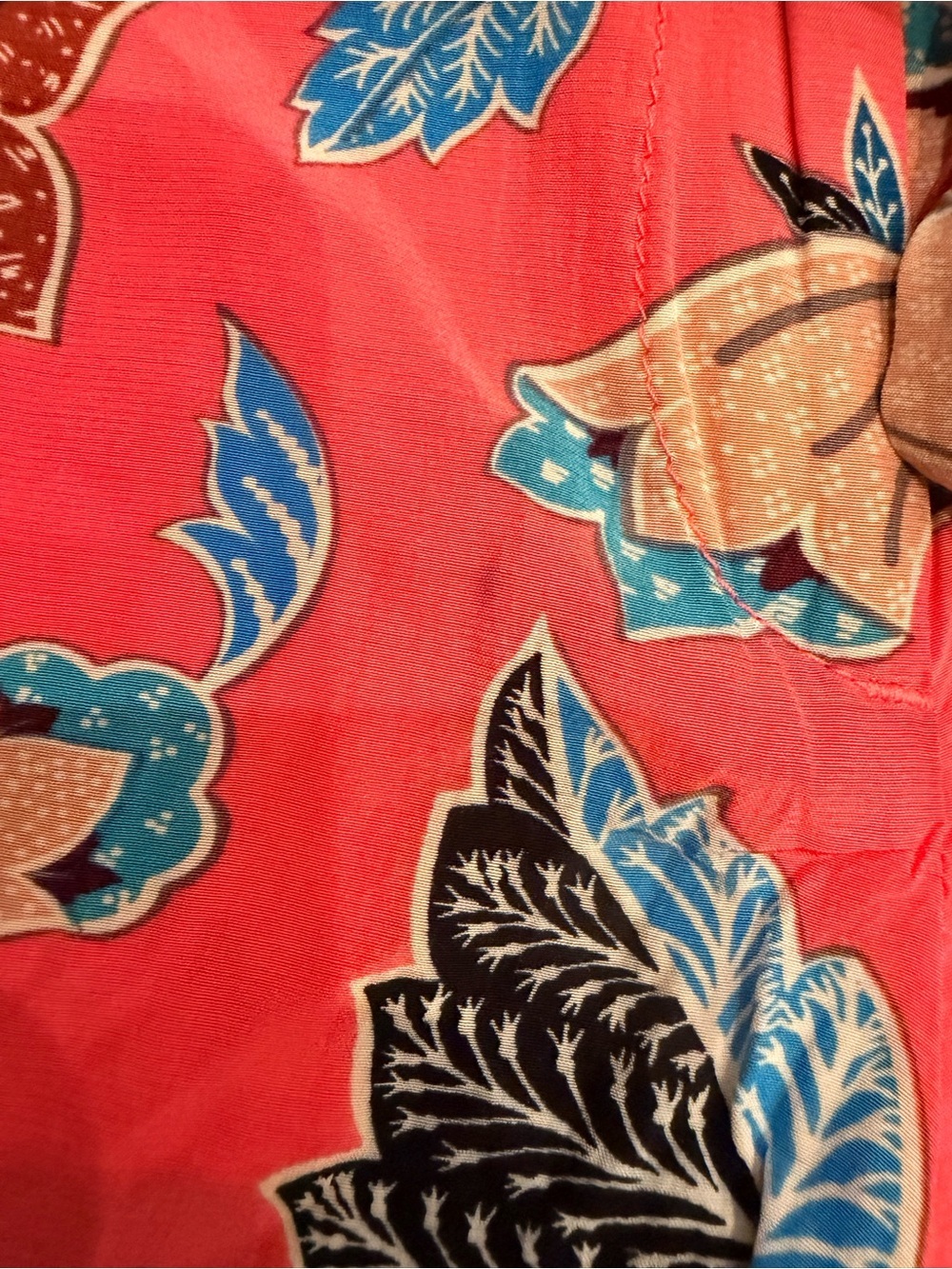 LOFT Pink Floral Butterfly Tie Waist Shorts Size 6 Tropical Resort Rayon - Picture 2 of 8